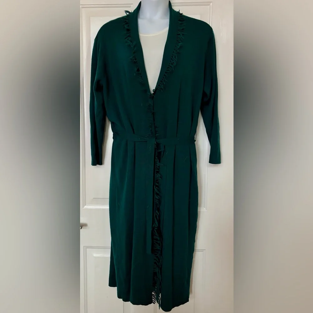 Dialogue Merino Blend Long Sweater Coat 2X - Picture 2 of 5